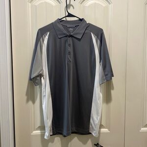 Grey golf polo